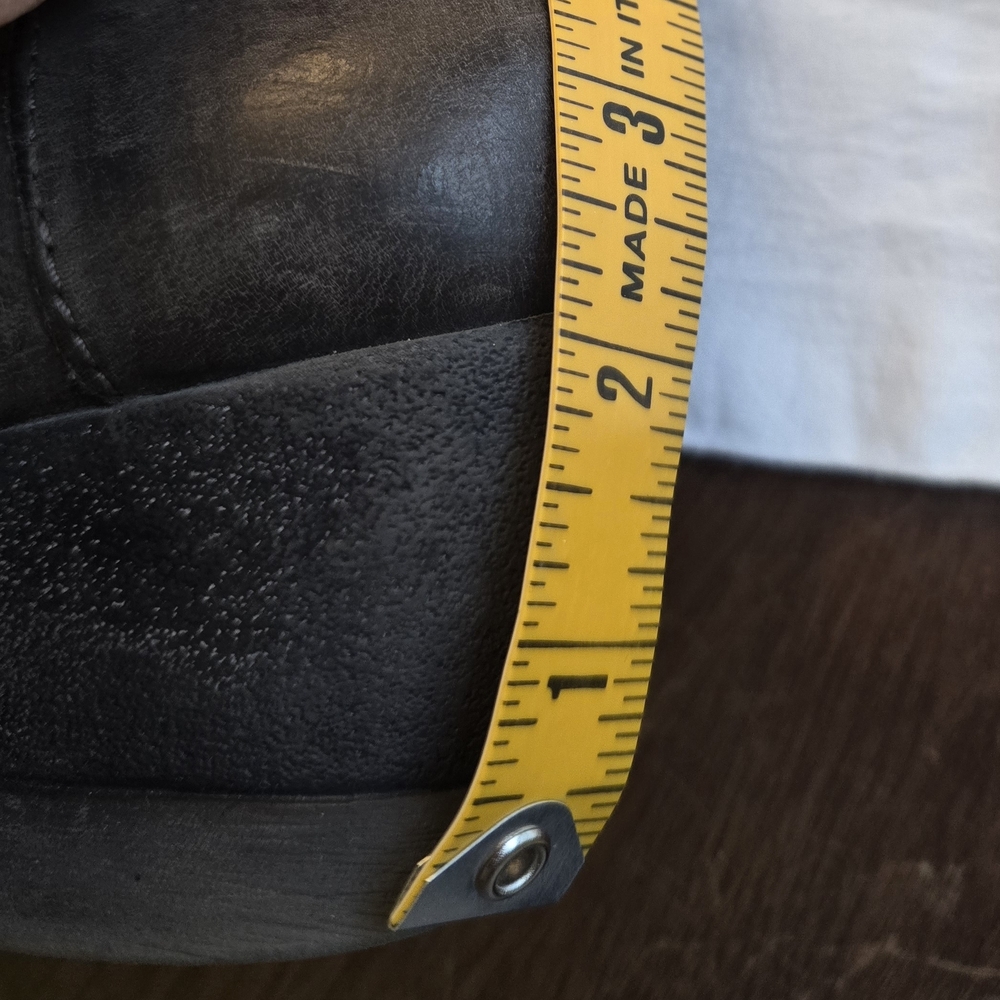 Miz Mooz Gray Leather Wedge boots - Picture 12 of 12
